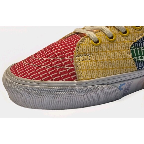 Vans Sk8-Hi Mid Pride Rainbow Alphabet Skate Shoes Men 10.5 Women 12 Sneakers main image 15